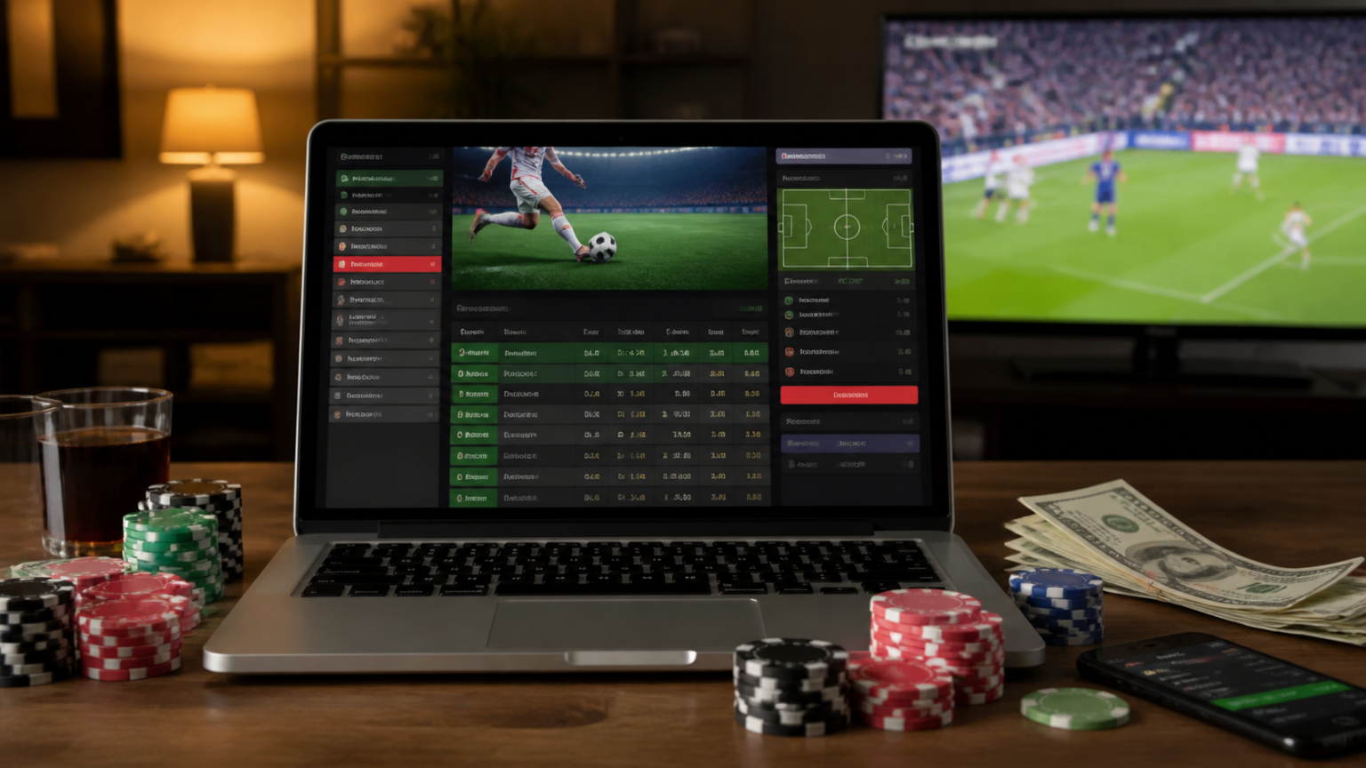 Sports Coverage, Odds, and Market Variety: best sports betting sites Singapore Sports betting site on a laptop with casino chips