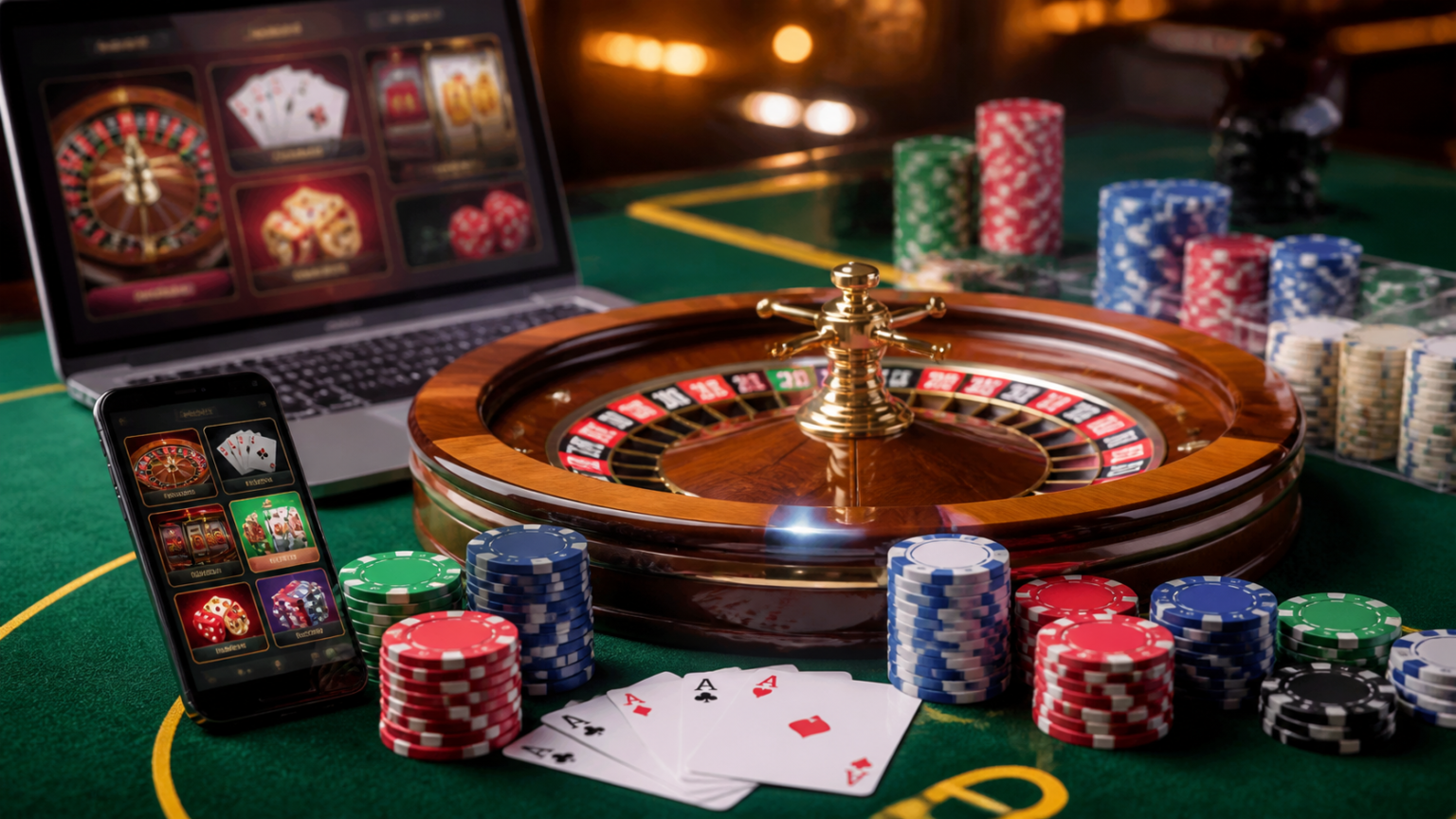 Casino Senza Richiesta Documenti Online: Come Analizzare le Condizioni del Servizio 카지노게임사이트를 연상시키는 카지노 테이블과 게임 기기